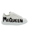 ALEXANDER MCQUEEN OVERSIZED GRAFFITI WHITE BLACK