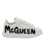 ALEXANDER MCQUEEN OVERSIZED GRAFFITI WHITE BLACK