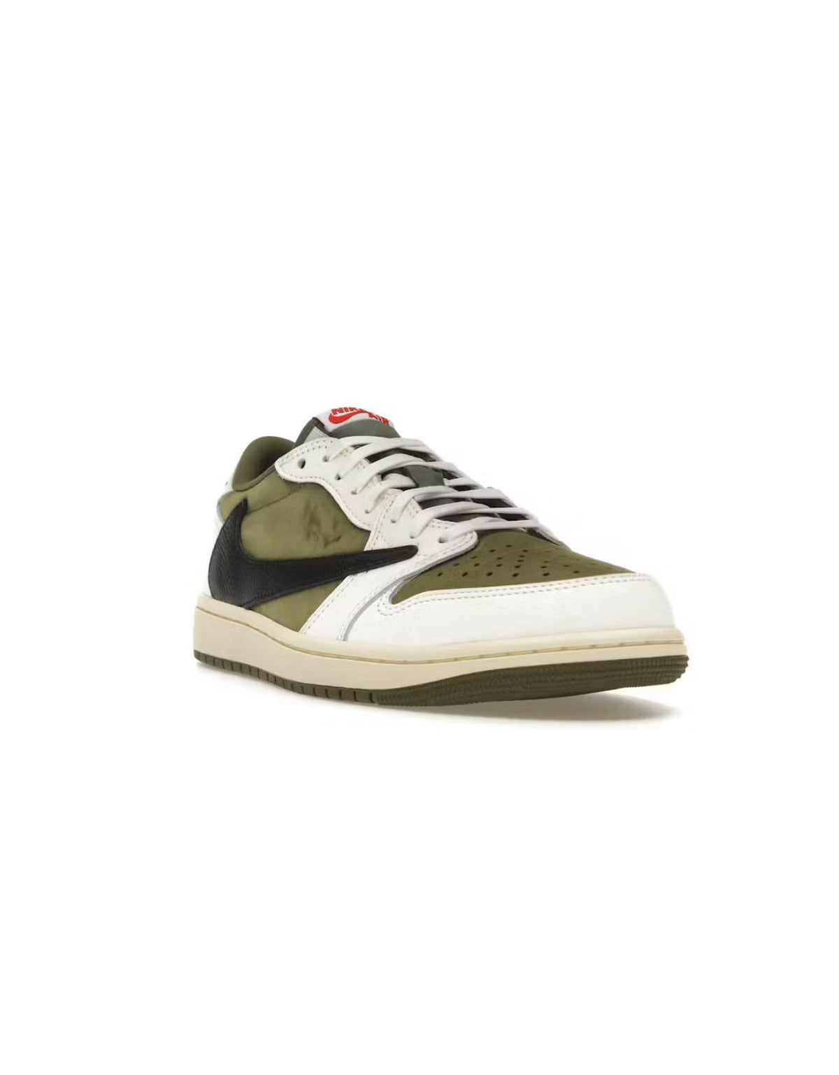 Jordan 1 retro Low OG Travis Scott en verde olivia medio